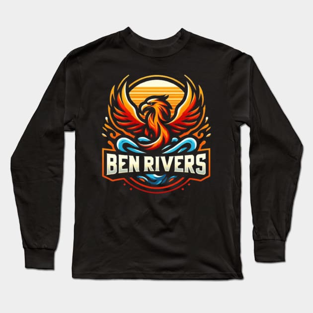 Ben Rivers The Phoenix Long Sleeve T-Shirt by KXW Wrestling x HRW Wrestling